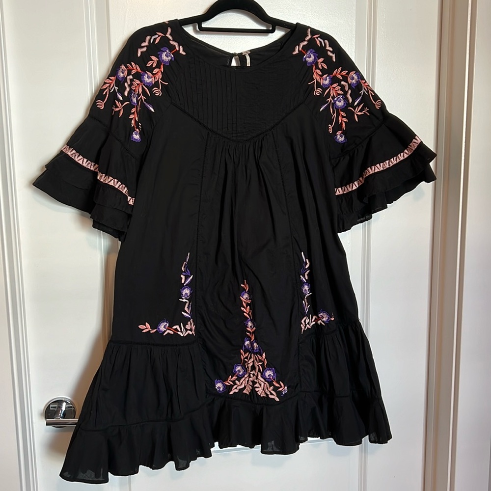 Free People embroidered dress